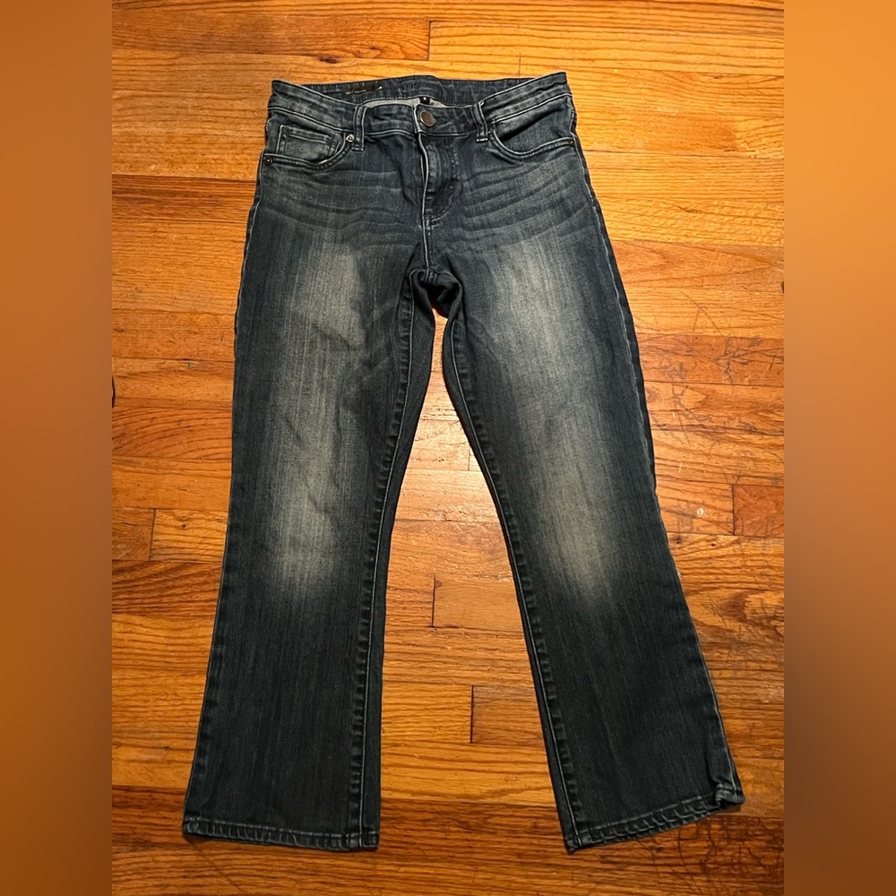 KUT size 2 jeans crop flare